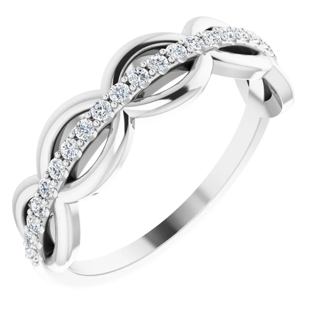 Eternal Sparkle Anniversary Band. This exquisite ring features a collection of diamonds with a total carat weight of 1/5.