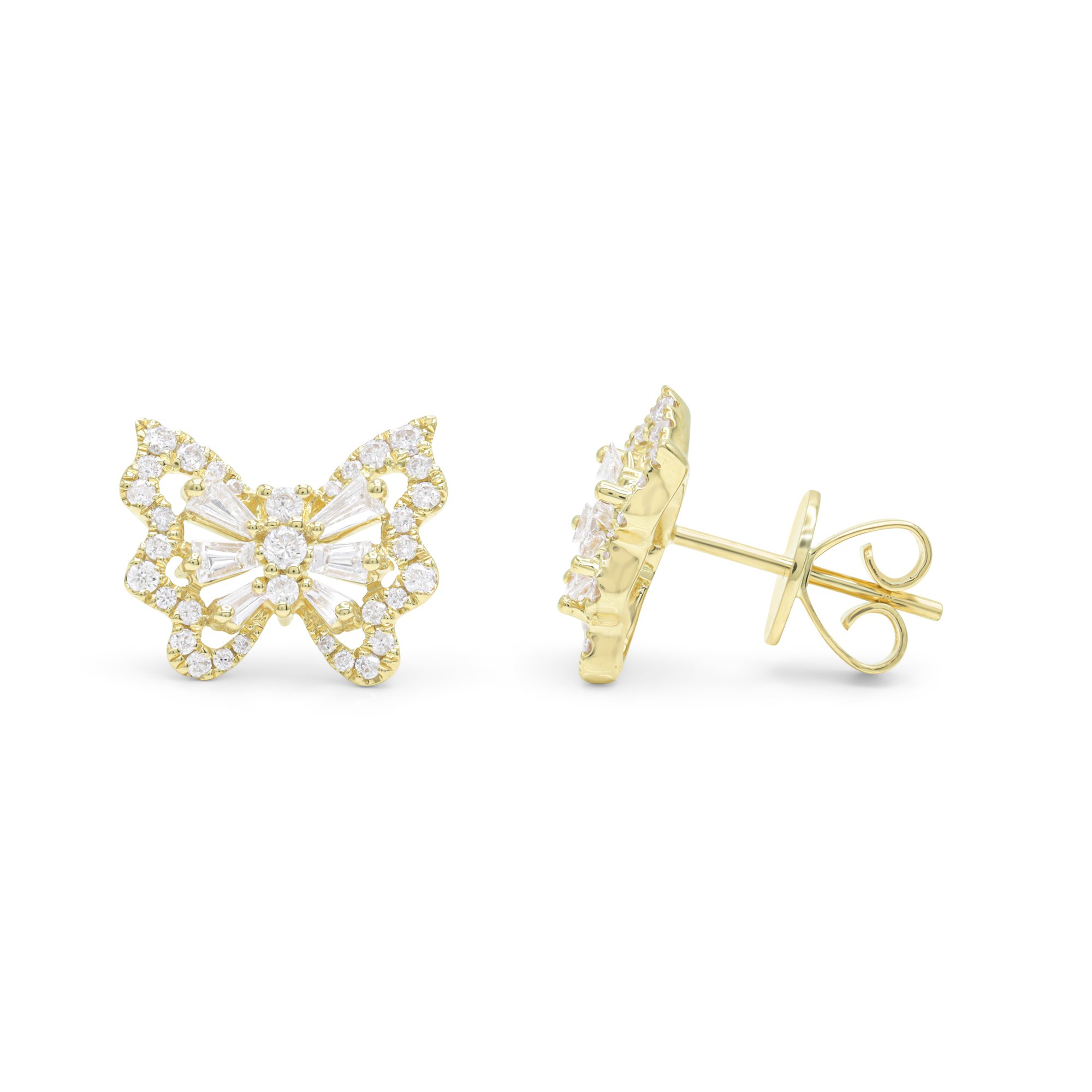 Butterfly Charm Diamond Earrings.18k White. Rose. Yellow Gold. Available Now. Shop Today. Special Sale for Mother's Day.Graduation Day.