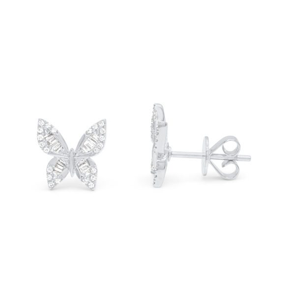 Butterfly Melody Natural Diamond Earring.18k White. Rose. Yellow Gold. Available Now. Shop Today. Special Sale for Mother's Day.Graduation Day.