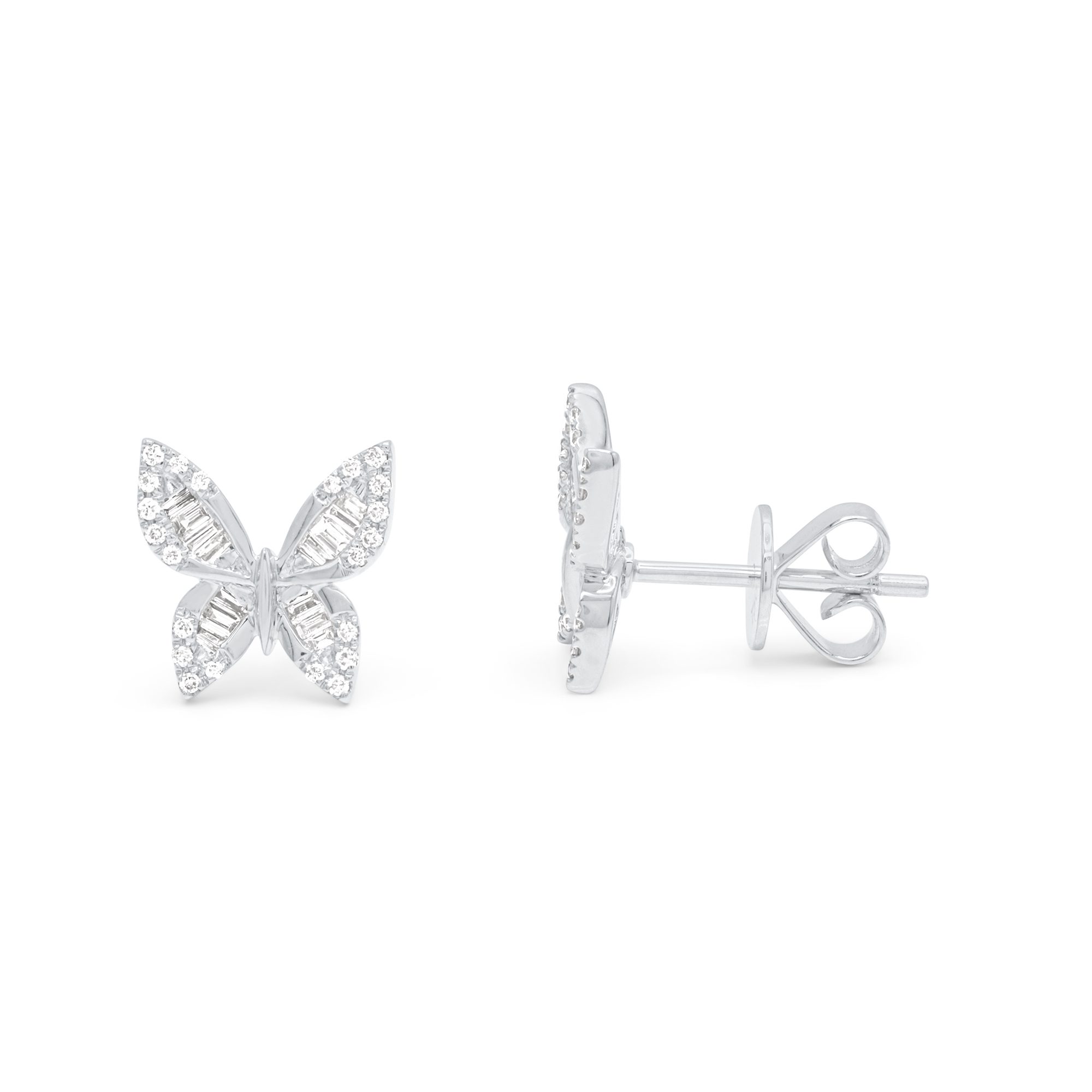 Butterfly Melody Natural Diamond Earring.18k White. Rose. Yellow Gold. Available Now. Shop Today. Special Sale for Mother's Day.Graduation Day.