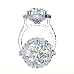 Milana Round Engagement Ring