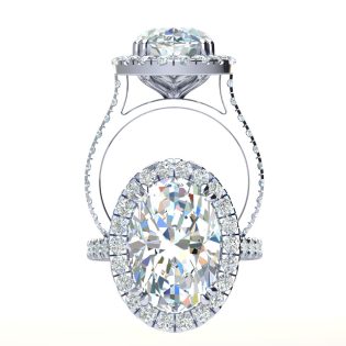 Milana Oval Engagement Ring