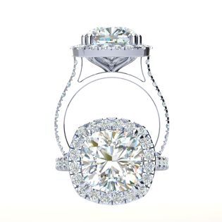 Milana Cushion Engagement Ring