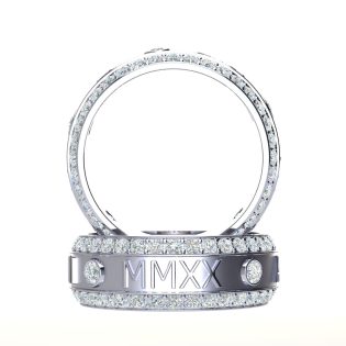 Pier Men's Ring Roman Design