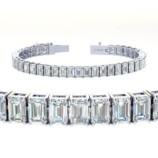 10 ctw Emerald Tennis Bracelet