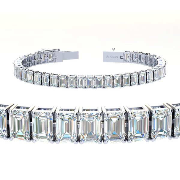 10 ctw Emerald Tennis Bracelet