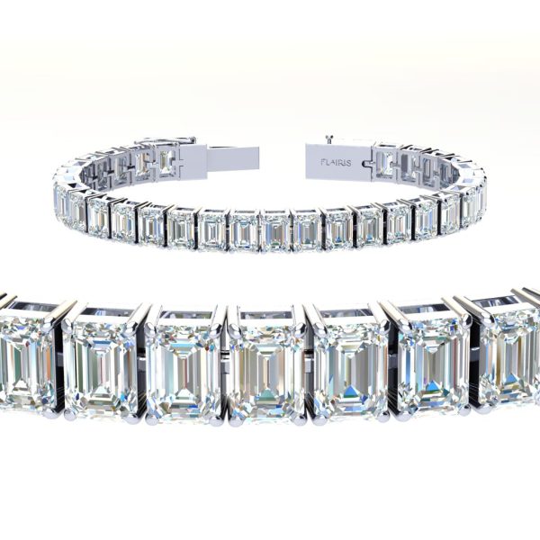 20 ctw Emerald Tennis Bracelet