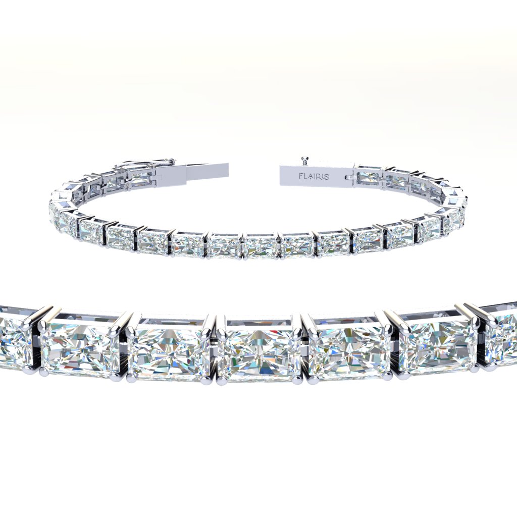 5 ctw East West Radiant Tennis Bracelet