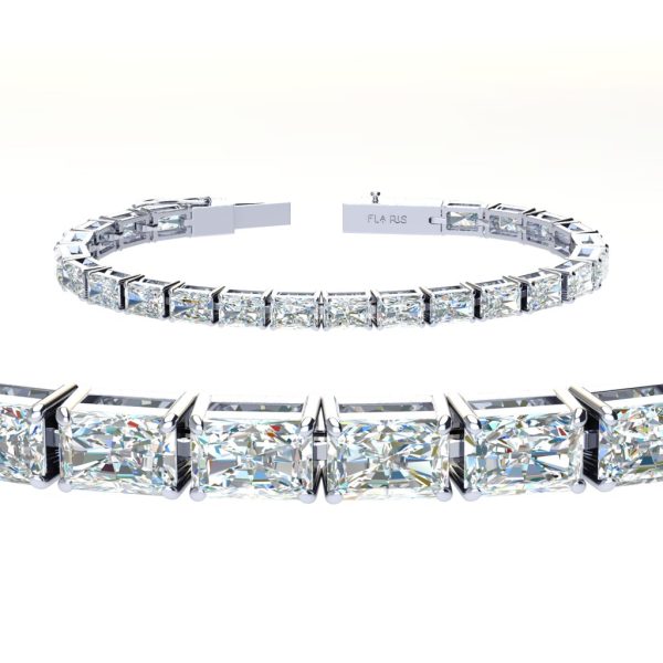 10 ctw East West Radiant Tennis Bracelet