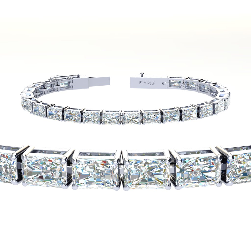 10 ctw East West Radiant Tennis Bracelet