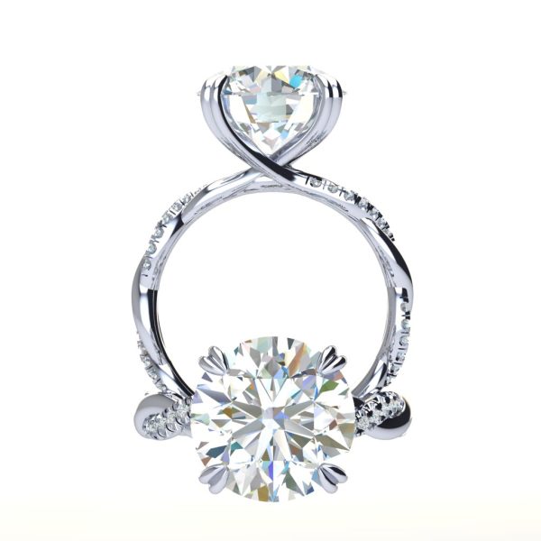 Liora Round Engagement Ring