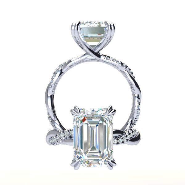 Liora Emerald Engagement Ring